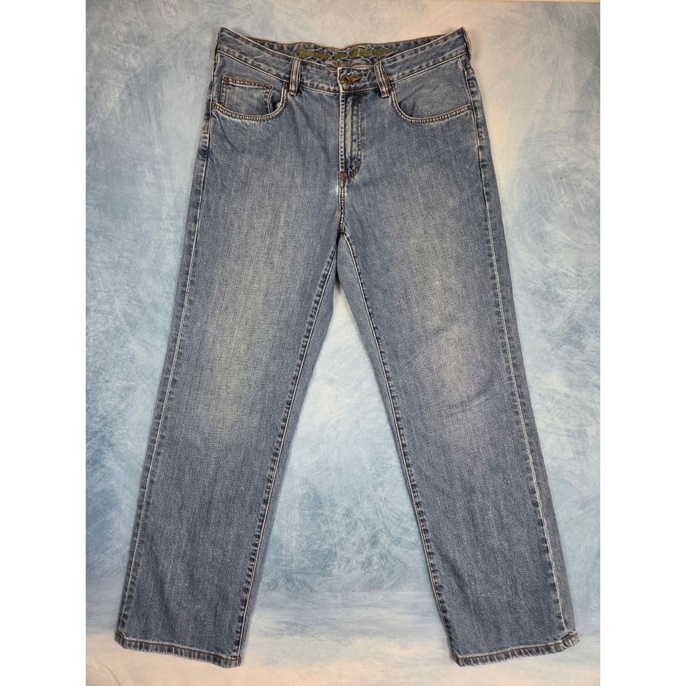 Tommy Bahama Classic Fit Men's Jeans 34x30 Blue Straight Leg 100% Cotton Denim
